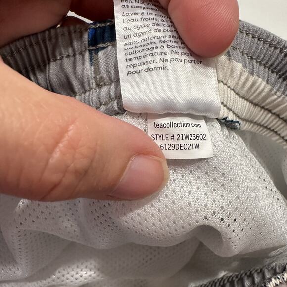 Tea Collection Grey Shark Snack Swim Trunks - Picture 6 of 8